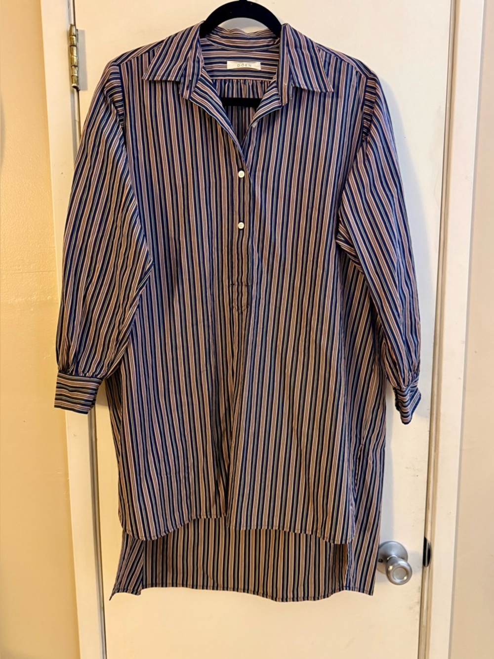 Doen Jora Dress in San Marino Stripe - Picture 2 of 7